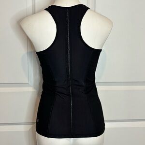 Lululemon Sculpt It Singlet Racerback Luxtreme Open Stitch Back Tank Black 4